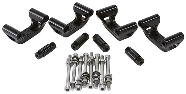 Aeroflow Performance Aeroflow Billet LS1/LS6 Coil Relocation Kit - Black Finish AF64-4032BLK SR