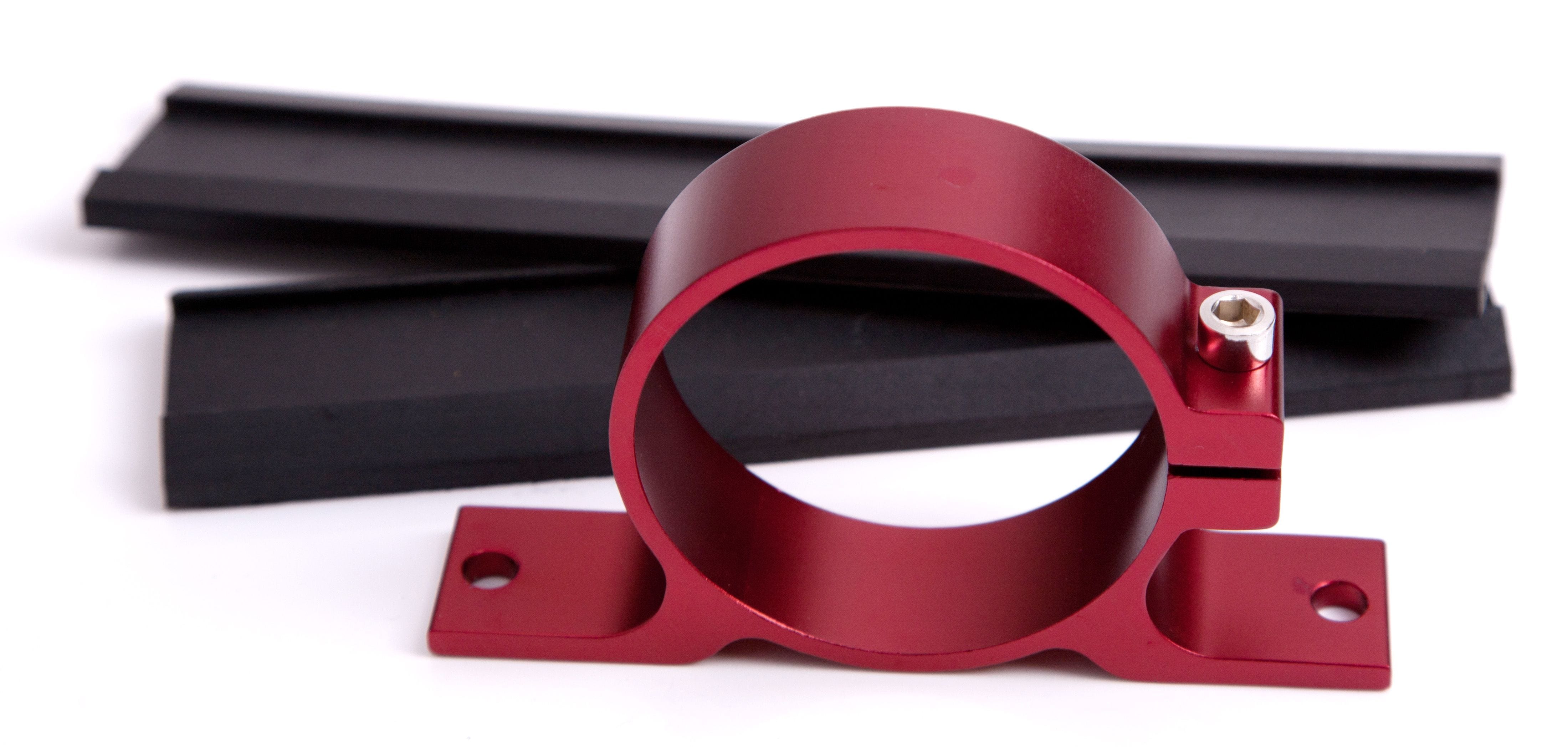 Aeroflow Performance Aeroflow Bosch Single Fuel Pump Bracket (Red) AF64-2000R SR