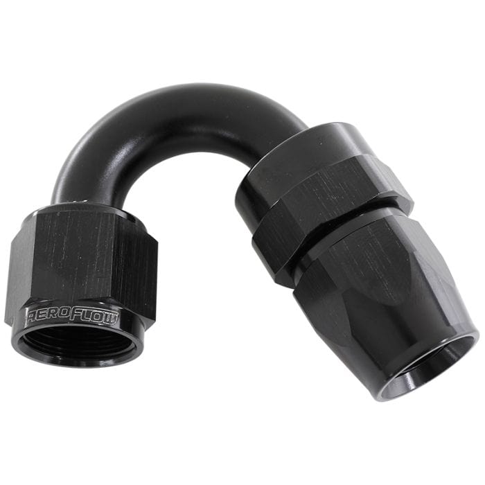 Aeroflow Performance Aeroflow Fittings 200 Series PTFE 150° Hose End AF205 SR