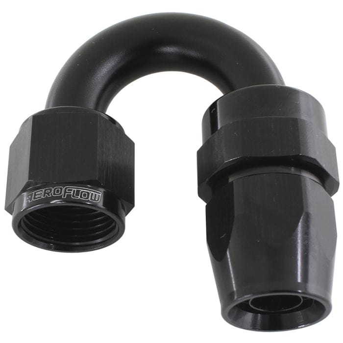 Aeroflow Performance Aeroflow Fittings 200 Series PTFE 180° Hose End AF206 SR