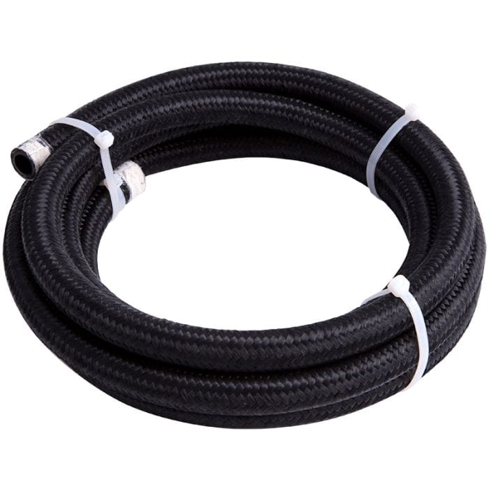 Aeroflow Performance Aeroflow Fittings 450 Series Black Braided Light Weight Hose AF450 SR