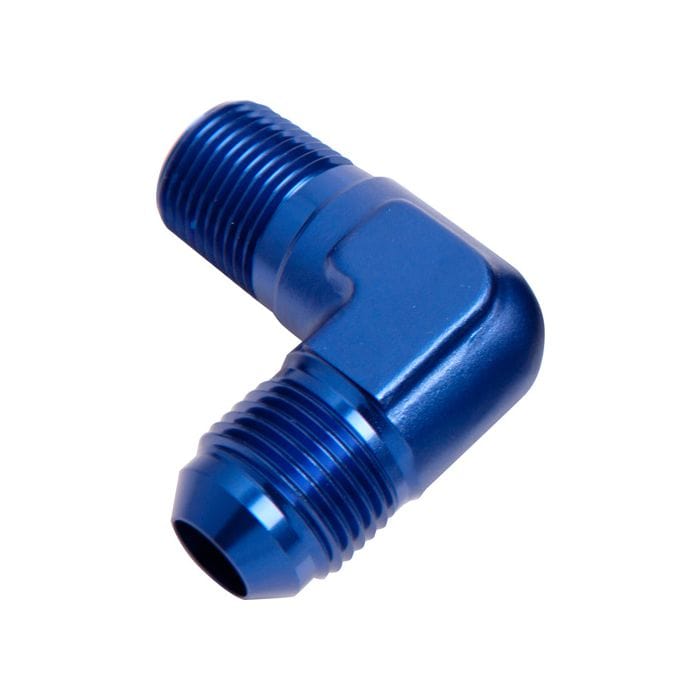Aeroflow Performance Aeroflow Fittings 90° NPT to Male Flare Adapter AF822 SR