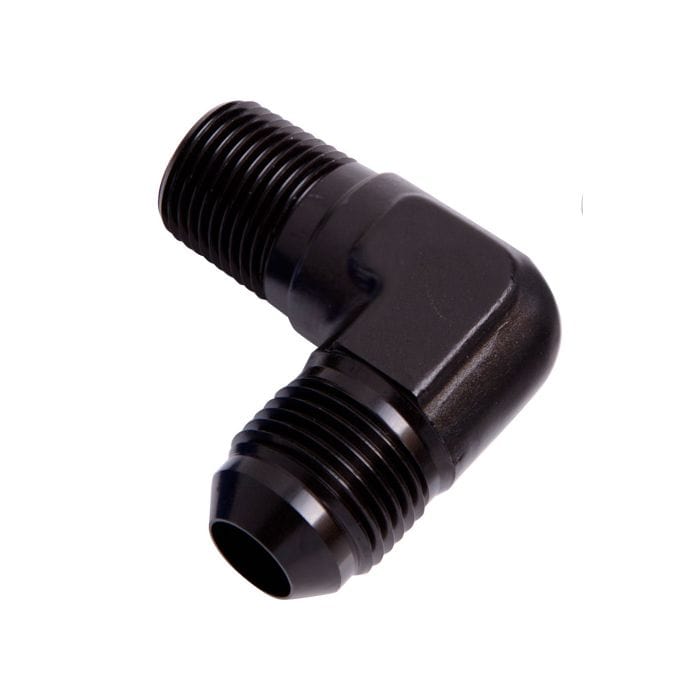 Aeroflow Performance Aeroflow Fittings 90° NPT to Male Flare Adapter AF822 SR