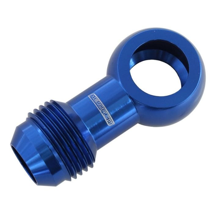 Aeroflow Performance Aeroflow Fittings Alloy AN Banjo Fitting 16 x 1.5 mm to -10AN SR