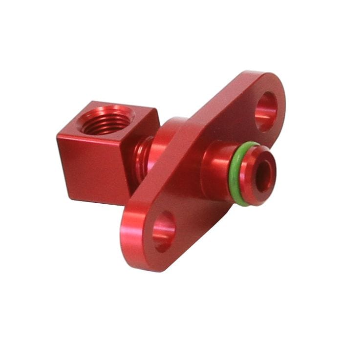 Aeroflow Performance Aeroflow Fuel Rail Adapter AF64-2068
 Suit Mitsubishi EVO 10 with 40mm Centres SR