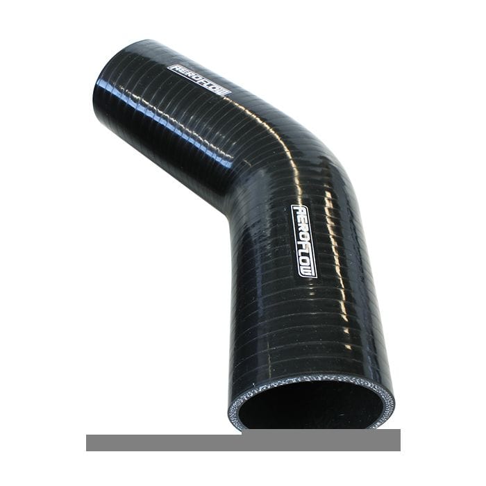 Aeroflow Performance Aeroflow Gloss Black 45° Silicone Elbow Hoses AF9202 SR