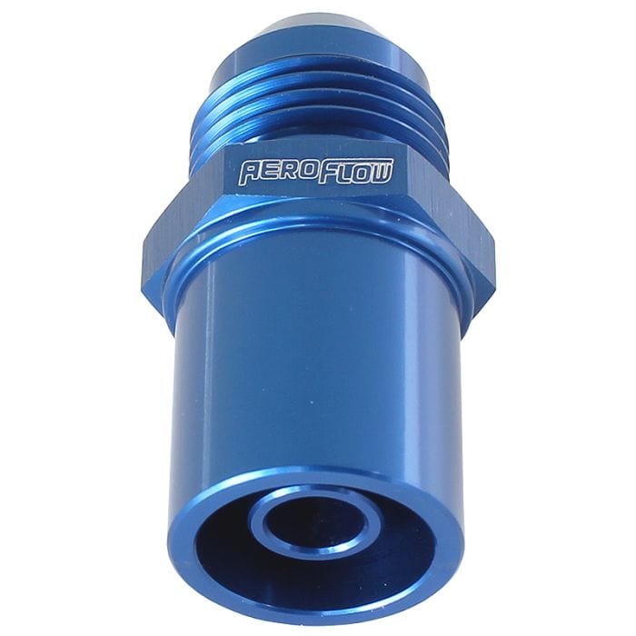Aeroflow Performance Aeroflow Push In Front Valve Cover Breather Adaptor -8AN (20mm O.D) 
Suit BA-FG Ford Falcon SR