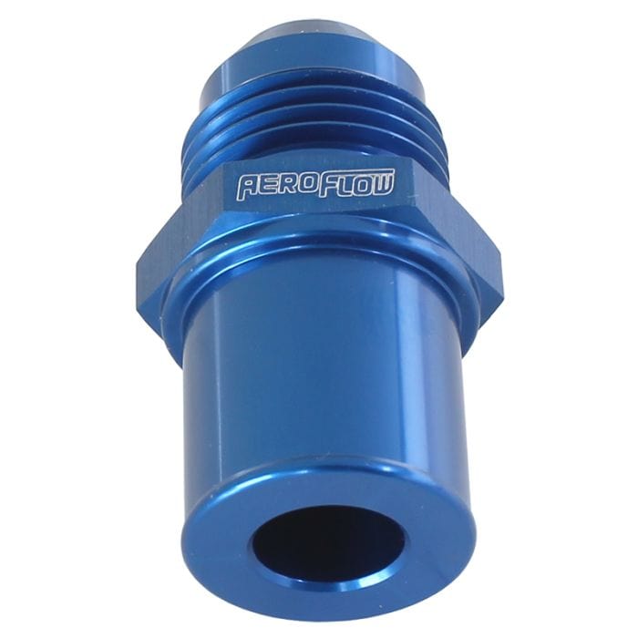 Aeroflow Performance Aeroflow Push In Rear Valve Cover Breather Adaptor -8AN (19mm O.D) 
Suit BA-FG Ford Falcon SR