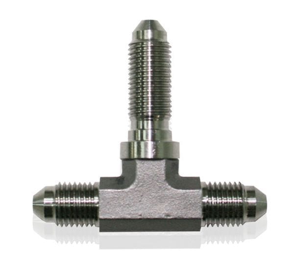 Aeroflow Performance Aeroflow Stainless Steel Tee Bulkhead -4AN AF324-04 SR