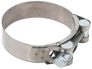 AF24-5255 - 52-55mm T-BOLT STAINLESS CLAMP