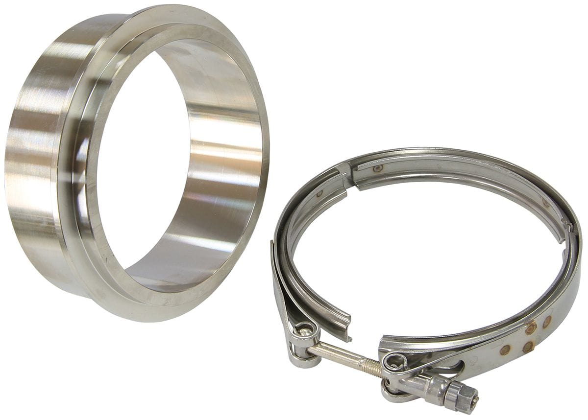 Aeroflow Performance AF8080-1008 - 4.07" 304 SS BOOSTED VBAND KIT AF8080-1008 - 4.07" 304 SS BOOSTED VBAND KIT SR