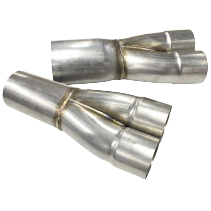 Aeroflow Performance Air Filters AF2225-300 Stainless Steel 2 into 1 Merge Collectors 
2-1/4" Primary Into 3" Collector Outlet SR