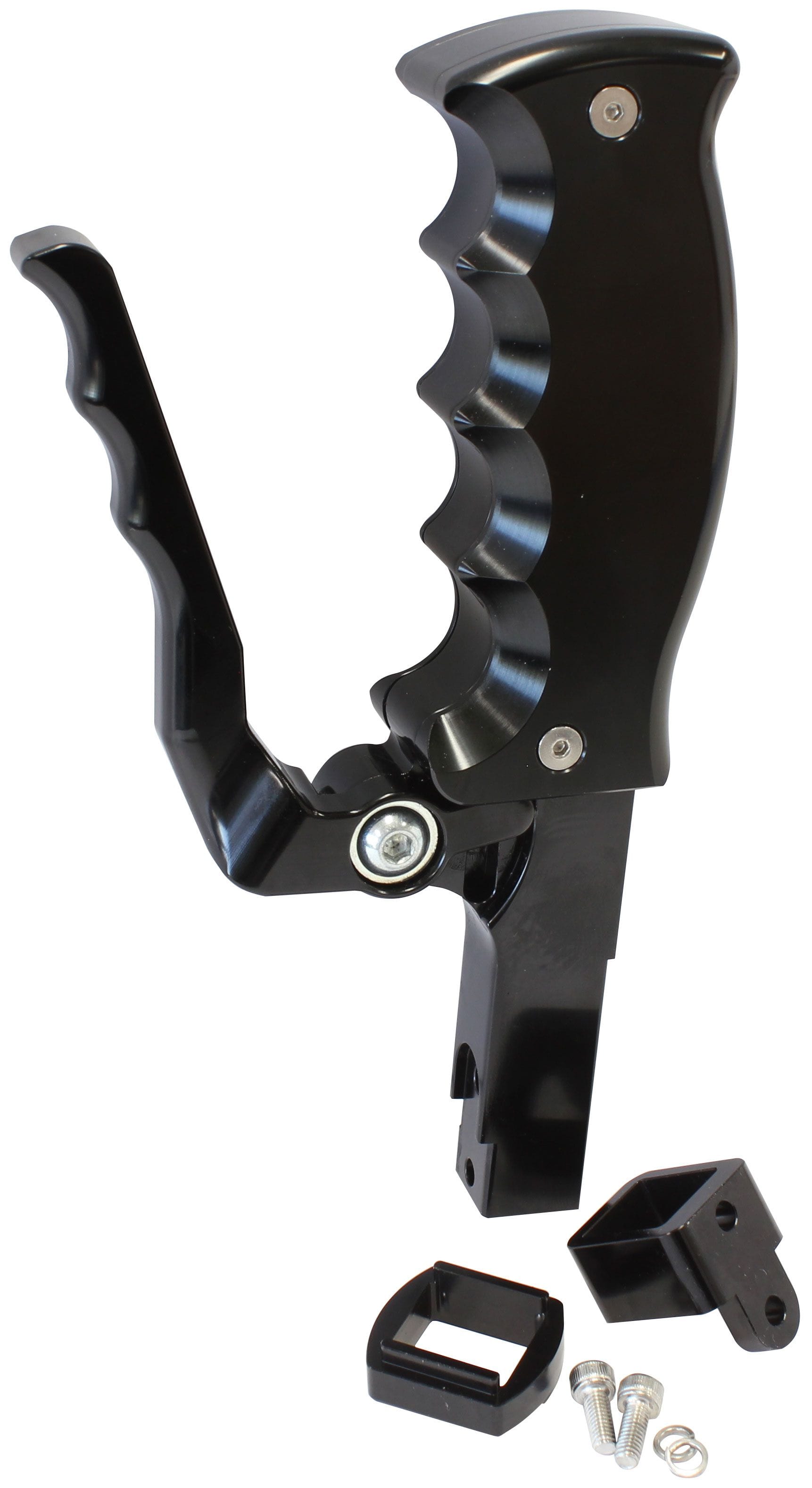 Aeroflow Performance Billet Factory Replacement Shifter Handle Aeroflow Bang Shift Attack OEM Ford Mustang Shifter Handle - Black AF72-9105BLK SR