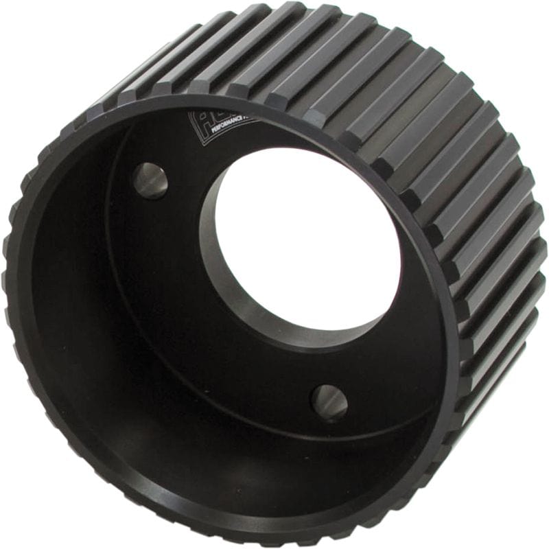 Aeroflow Performance Black Anodised Suit SB/BB Chev With Short Water Pump Aeroflow Crank Gilmer Pulley AF59-3000CBLK SR