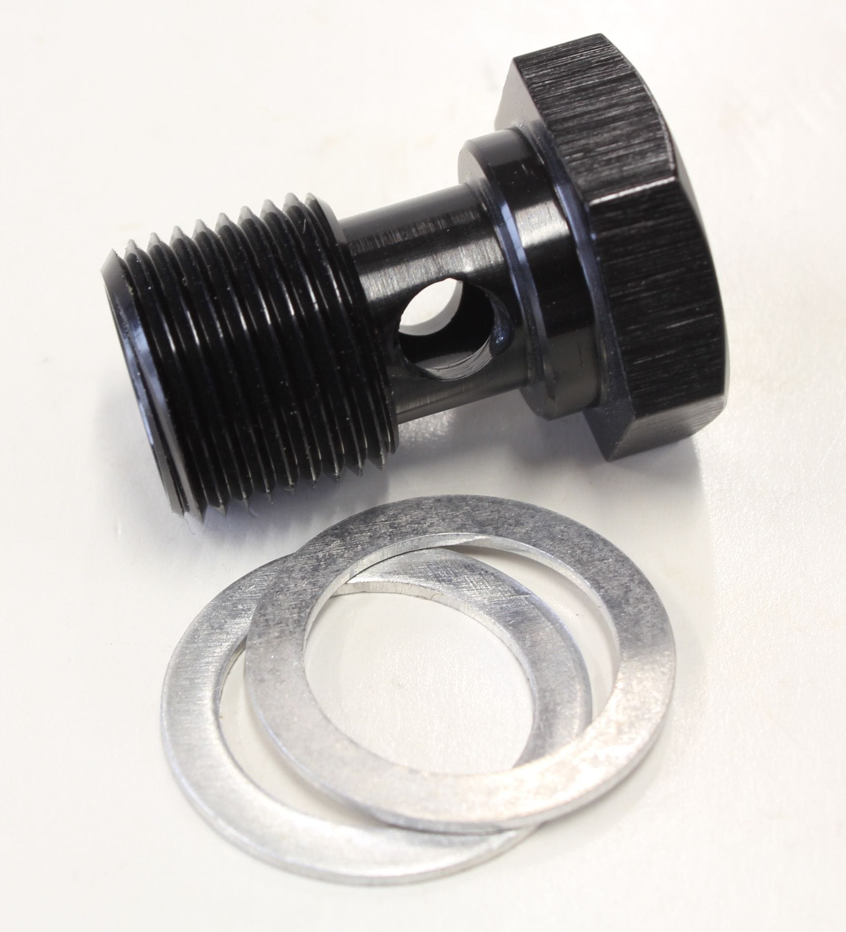 Aeroflow Performance Black Finish Aeroflow Alloy Banjo Bolt 5/8" x 20 AF726-06BLK SR