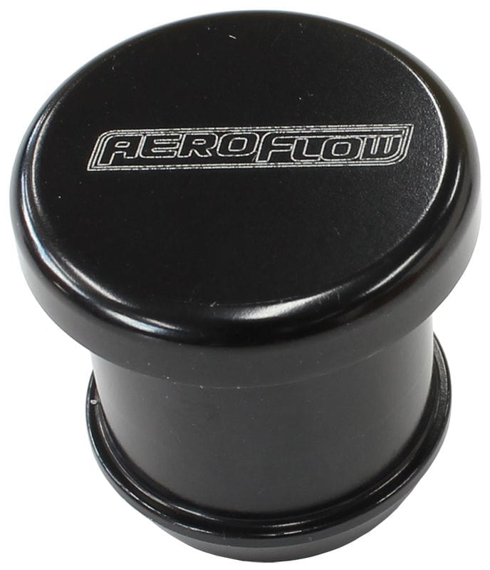 Aeroflow Performance Black Finish Aeroflow Blow-Off Valve Block-Off Plug - 20mm AF64-5220BLK SR