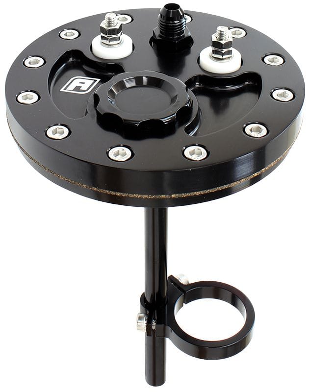 Aeroflow Performance Black Finish Aeroflow Drop-In Billet Fuel Cell Pump Hanger AF64-4054BLK SR
