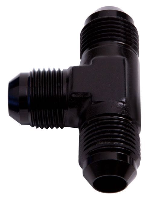 Aeroflow Performance Black Finish Aeroflow Flare AN Tee -6AN AF824-06BLK SR