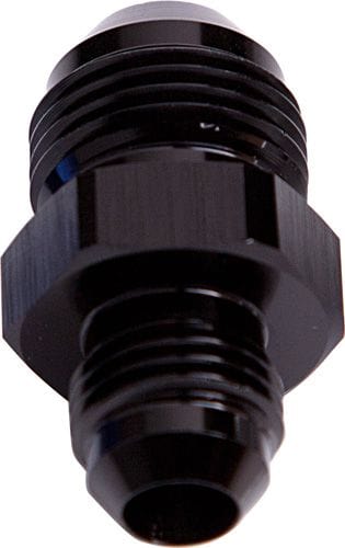 Aeroflow Performance Black Finish Aeroflow Male Flare Reducer -8AN to -6AN AF815-08-06BLK SR