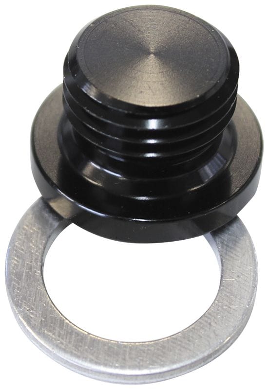 Aeroflow Performance Black Finish. Aeroflow Metric Port Plug M10 x 1.25 AF814-M10-02BLK SR