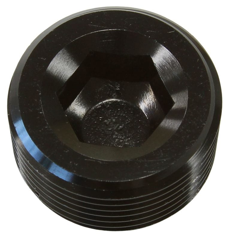 Aeroflow Performance Black Finish Aeroflow NPT Plug 1/4" AF932-04BLK SR