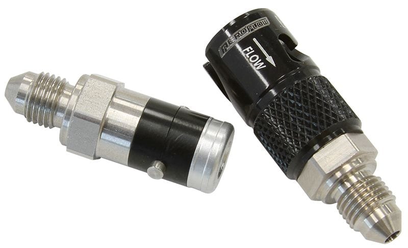 Aeroflow Performance Black Finish Aeroflow Stainless Steel Quick Release Fitting -3AN EPDM Seal AFQR105-03 SR