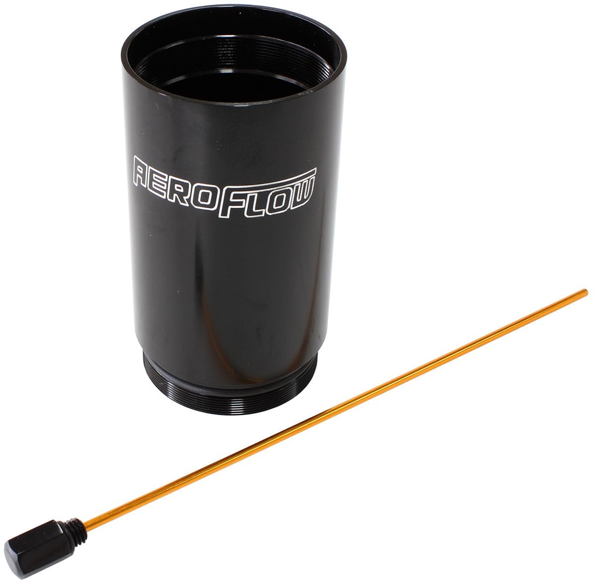 Aeroflow Performance Black Finish Aeroflow Universal Catch Can (Air/Oil Separator) Extension AF64-4373BLK SR