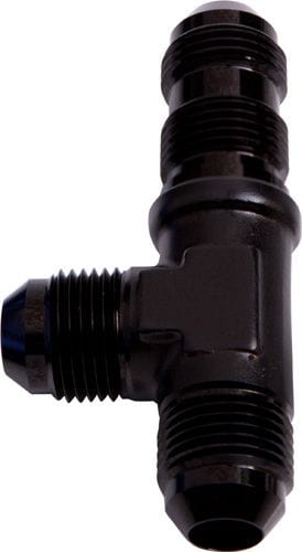Aeroflow Performance Black Finish. Bulkhead Nuts Sold Separately Aeroflow Bulkhead AN Tee On The Run -3AN AF804-03BLK SR