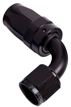 Aeroflow 100 Series Taper 90° Swivel Hose End -6AN AF103-06BLK