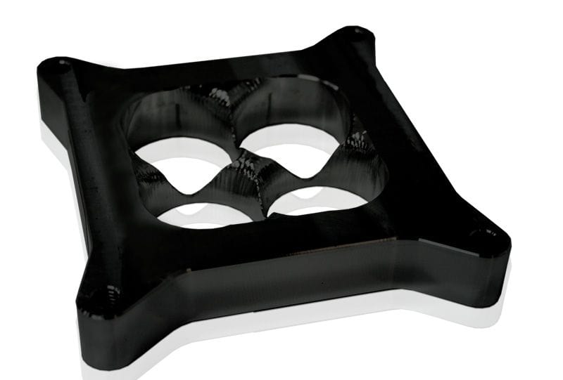 Aeroflow Performance Black Finish. Suit 4150 Style Flange Aeroflow 1" Tapered High Velocity Carburettor Spacer AF64-2044BLK SR