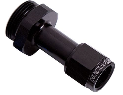 Aeroflow Performance Black Finish. Suit Holley Aeroflow Carburettor Adapter - Female -6AN AF160-06-1BLK SR