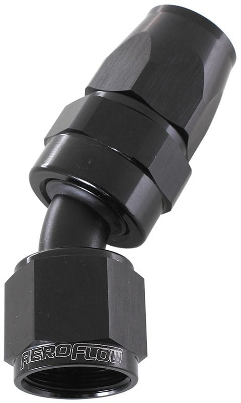 Aeroflow Performance Black Finish. Suits 200 & 250 Series Hose Aeroflow 200 Series PTFE 30° Hose End -6AN AF207-06DBLK SR