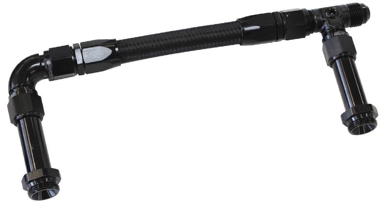 Aeroflow Performance Black Finish. Suits Holley Dual Fuel Line Aeroflow Carburettor Inlet Rail Kit -8AN (241mm) 4150 AF160-08BLK SR