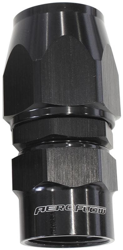 Aeroflow Performance Black Finish. Suits Kryptalon® Series Hose Aeroflow Kryptalon® Series Lightweight One Piece Swivel Straight Hose End -8AN AF7021-08 SR