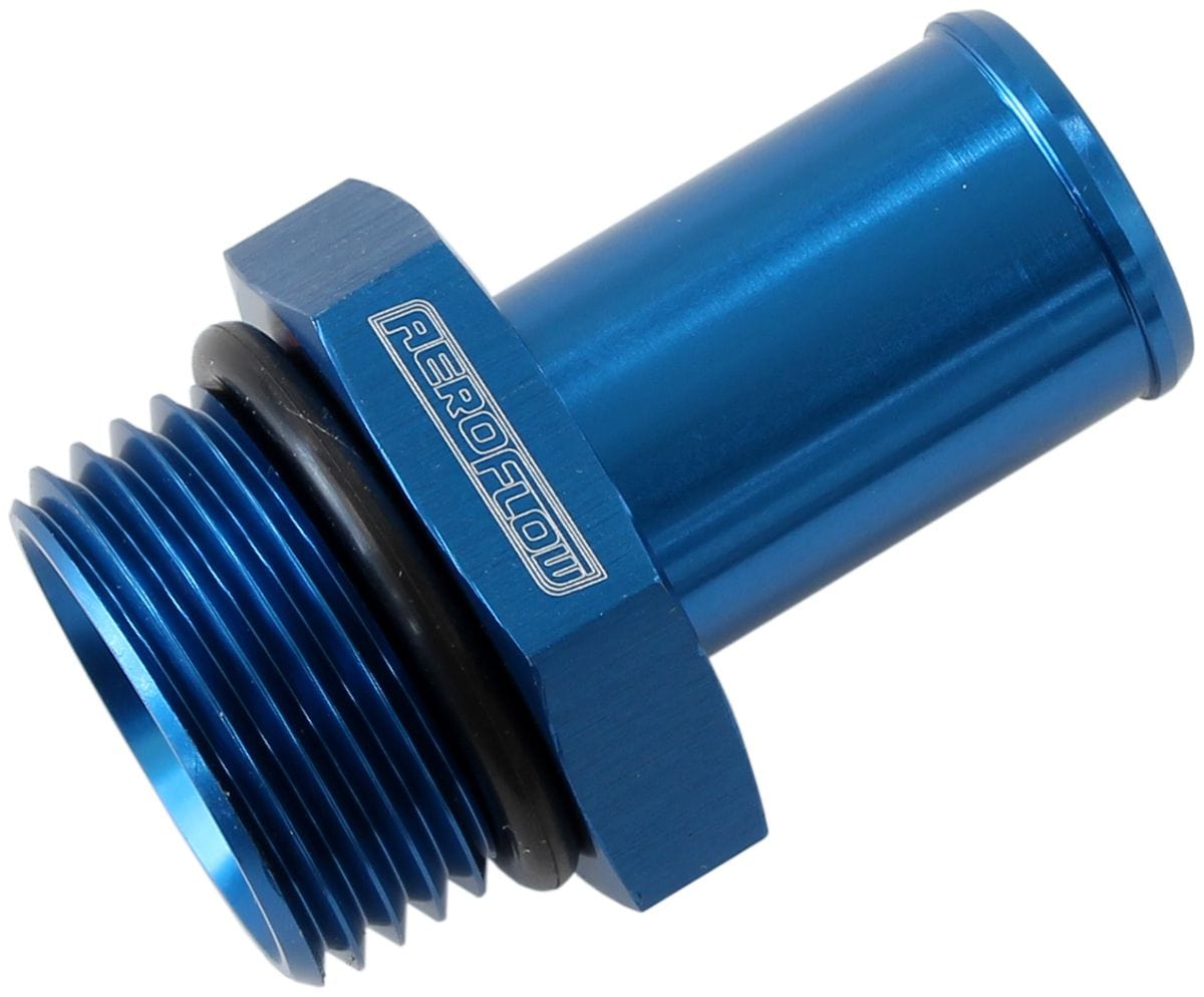 Aeroflow Performance Blue Finish Aeroflow -12 ORB to 5/8" Barb Fitting AF414-12-10 SR