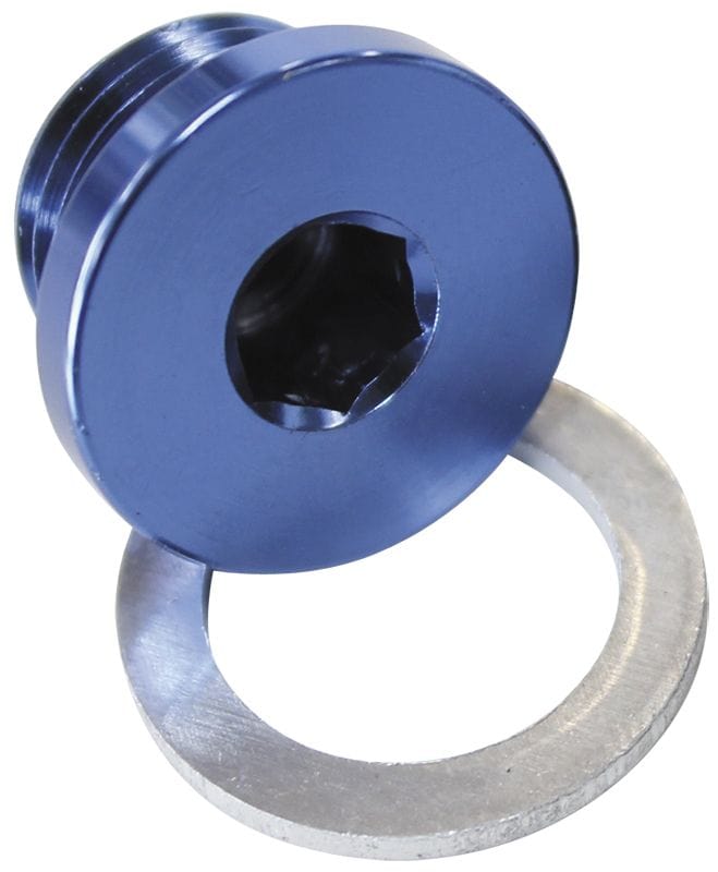 Aeroflow Performance Blue Finish. Aeroflow Metric Port Plug M10 x 1.0 AF814-M10-01 SR