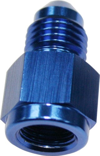 Aeroflow Performance Blue Finish Aeroflow Straight Female NPT to Male AN Adapter 1/8" to -4AN AF370-04 SR