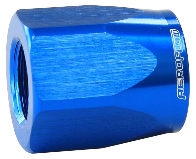 Aeroflow Performance Blue Finish. Suits 100 & 450 Series Hose Ends Aeroflow Taper Style Hose End Socket -20AN AF298-20DBL SR