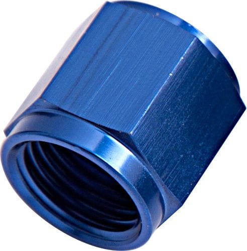 Aeroflow Performance Blue Finish. Suits Aeroflow, Moroso & Russell Tubing Aeroflow -4AN to 1/4" Aluminium Tube Nut - Blue Finish AF818-04 SR