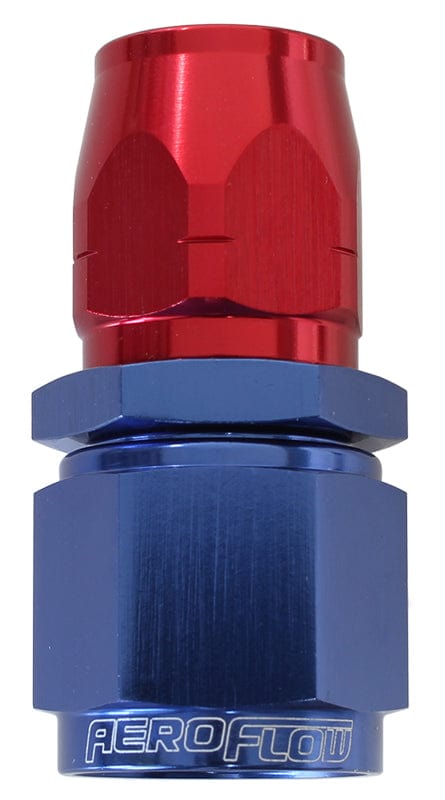 Aeroflow Performance Blue/Red Finish. Suits 100 & 450 Series Hose Aeroflow 550 Series Cutter Style One Piece Straight Stepped Hose End -10AN to -8 Hose AF5 SR