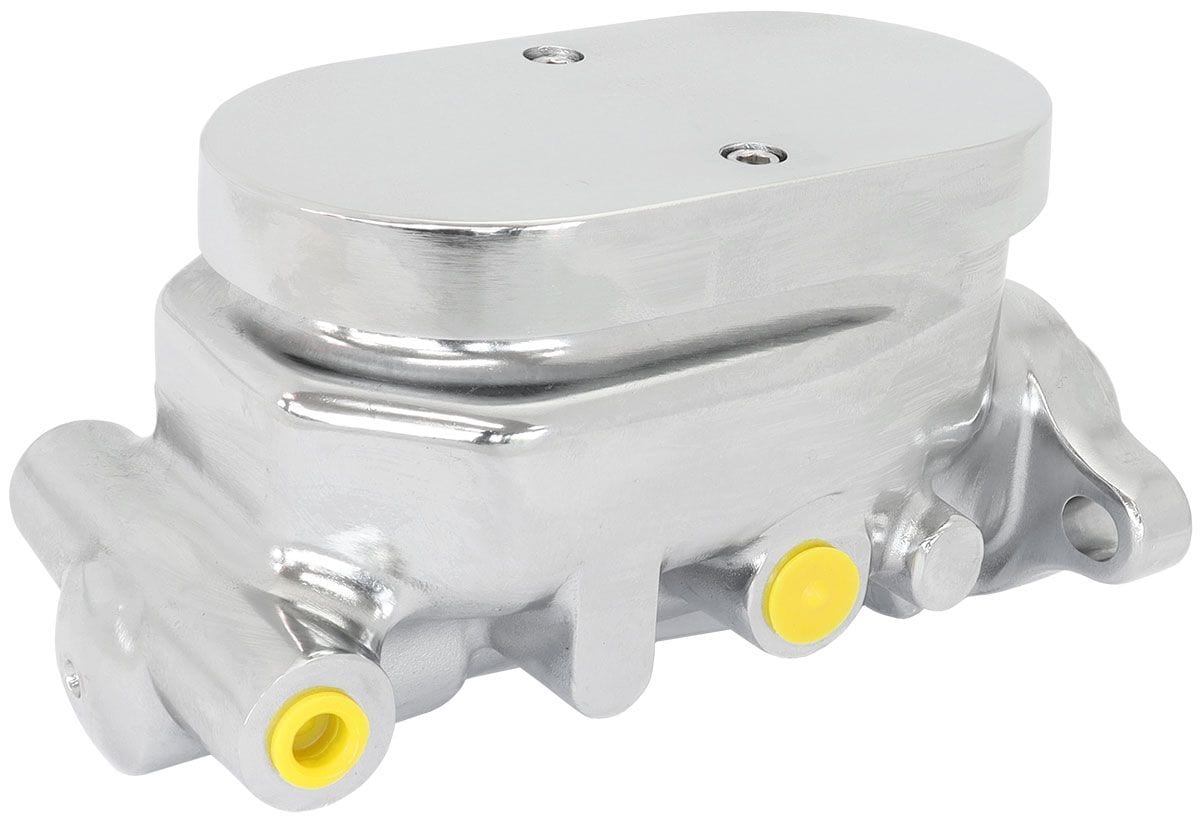 Aeroflow Performance Cast Aluminium with Smooth Top Lid Aeroflow GM Brake Master Cylinder 1" Bore Chrome Finish AF300-150 SR