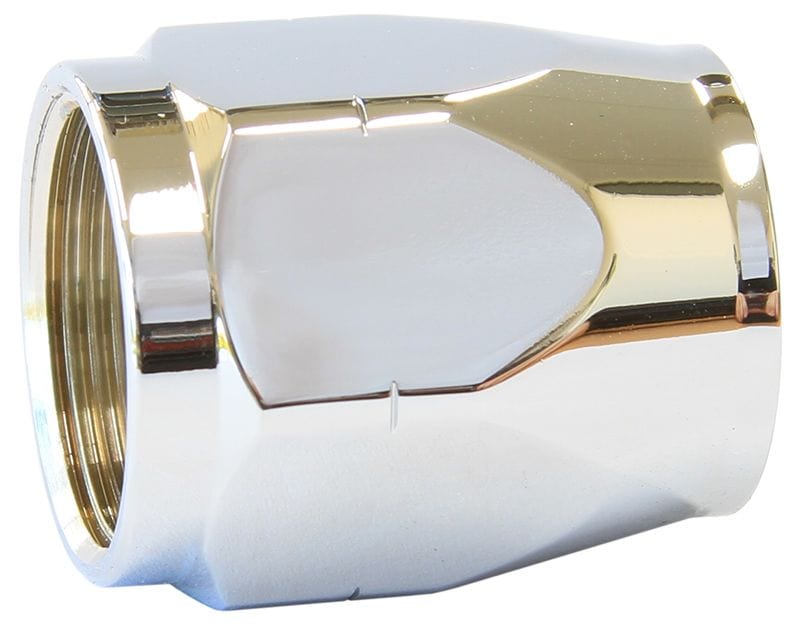 Aeroflow Performance Chrome Finish. Suits 500, 550 and 880 Series Hose Ends Aeroflow Cutter Style Hose End Socket -8AN AF559-08DCCH SR