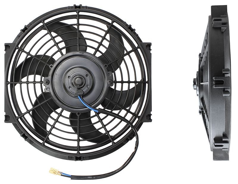 Aeroflow Performance Curved Blades, 11-13/64" (285mm) Mount Dia Aeroflow 10" Electric Thermo Fan AF49-1000 SR