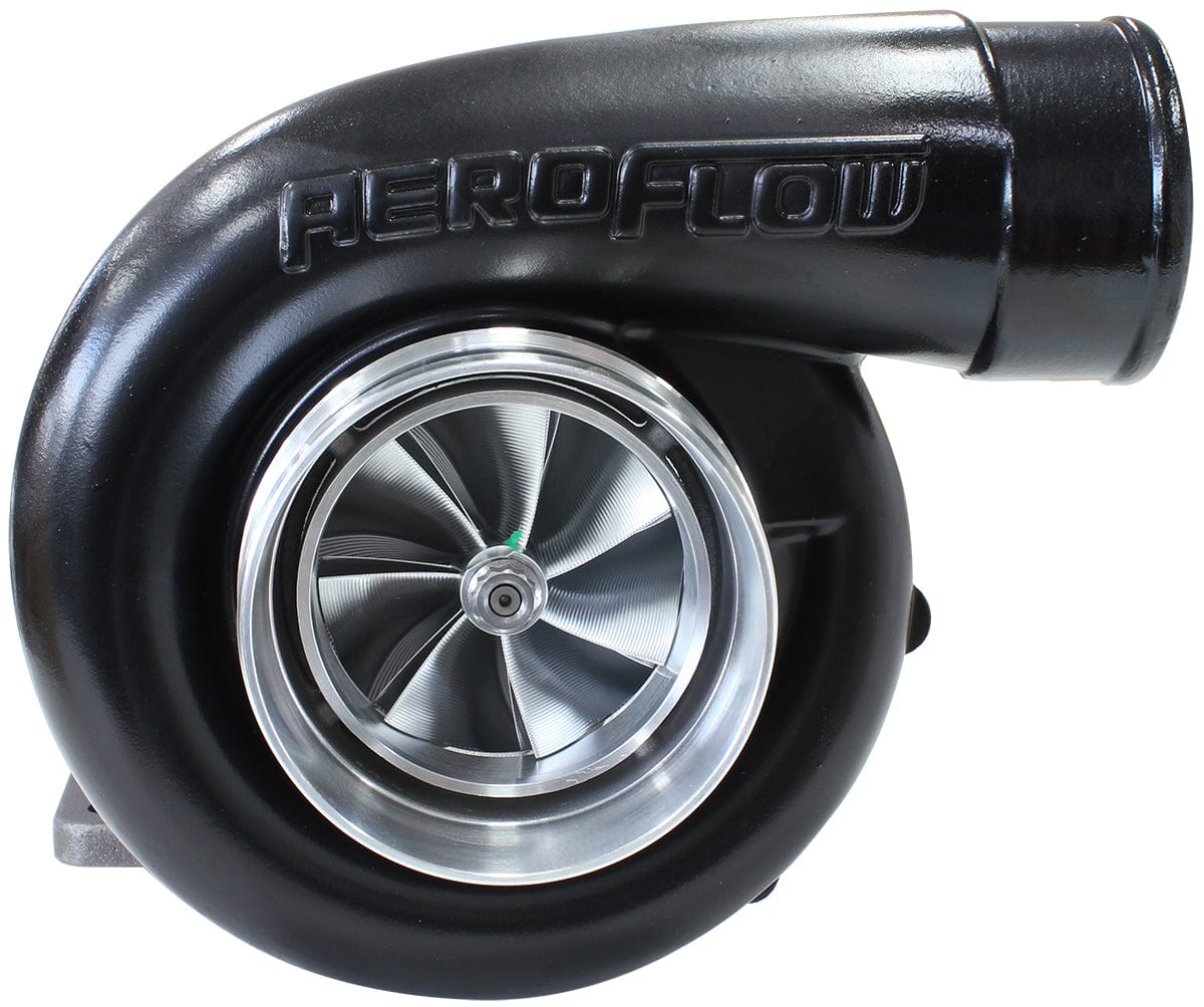 Aeroflow Performance External Wastegate, T4 Inlet Flange, V-Band Exhaust Flange Aeroflow BOOSTED 7875 GEN 2 1.25 Turbocharger 1150HP, Hi Temp Black Finish AF8006-4012BLK SR