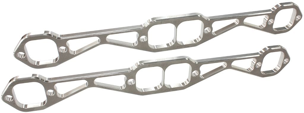 Aeroflow Performance Fabrication AF9551-1001 Header Flange Suit SB Chev, Square Port 1-3/4" SR