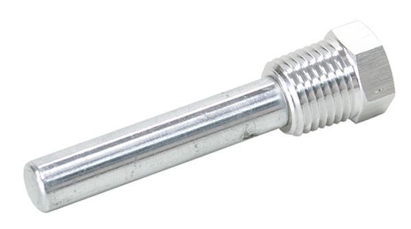 Aeroflow Performance insert to control electrolysis in cooling systems. Aeroflow Sacrificial Zinc Anode 1/4" NPT Plug AF49-2500 SR