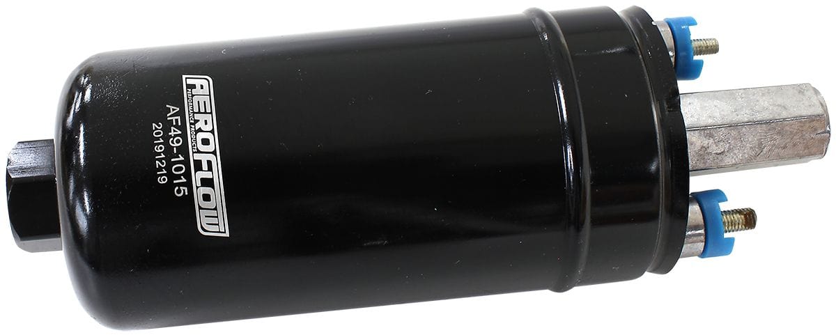 Aeroflow Performance M14 x 1.5mm Inlet, M12 x 1.5mm Outlet, similar to Bosch 979 Aeroflow EFI Electric In-tank/External Fuel Pump 675 HP AF49-1015 SR