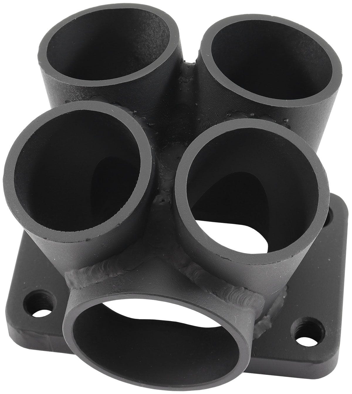 Aeroflow Performance No Wastegate Hole, Cast 304 Aeroflow 4 into 1 Round Turbo Merge Collector, T3 Single Entry Flange AF8340-2000 SR