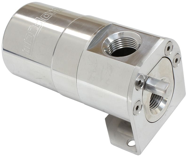 Aeroflow Performance Polished Finish Aeroflow Billet Universal Single Air / Oil Separator AF64-4363 SR