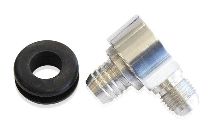 Aeroflow Performance Polished Finish. Aeroflow Universal Billet Brake Booster Valve with -6AN AF350-00 SR